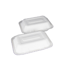 Eco-friendly sugar cane bagasse paper containers take away lunch salad disposable biodegradable food packaging
